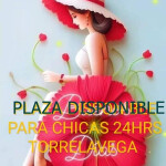 PLAZA DISPONIBLE PARA CHICAS