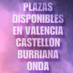 ¡Plazas Disponibles Libres!