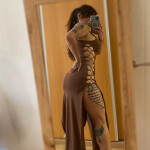 Asía mujer muy y encantadora