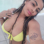 Nikol Linda Mulata en la laguna