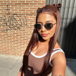 Sofía linda latina recién llegada