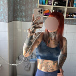 Diana tatuada por unos días en Triana